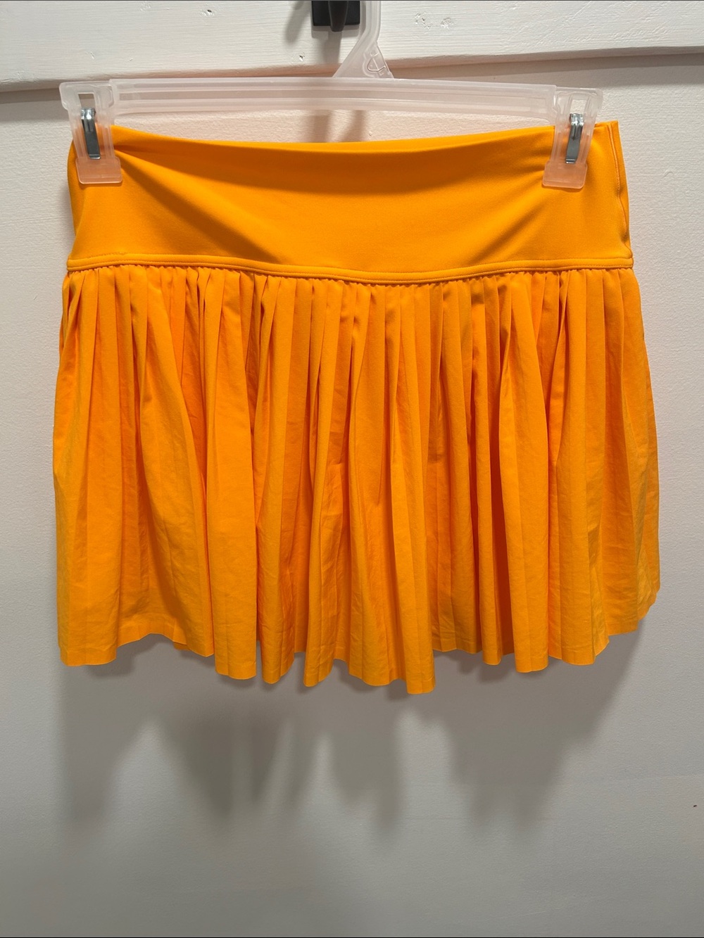 Offline by Aerie Women's Orange Pleated Skirt